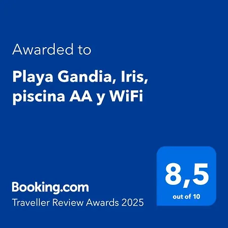 Playa Gandia, Iris, Piscina Aa Y Wifi アパート