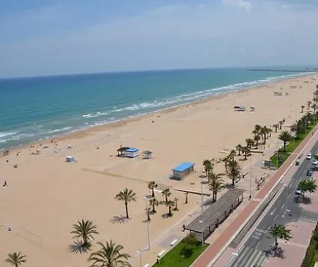 Apartmán Apto 1 Hab, Terraza & Piscina, 2 Min Playa Playa de Gandia