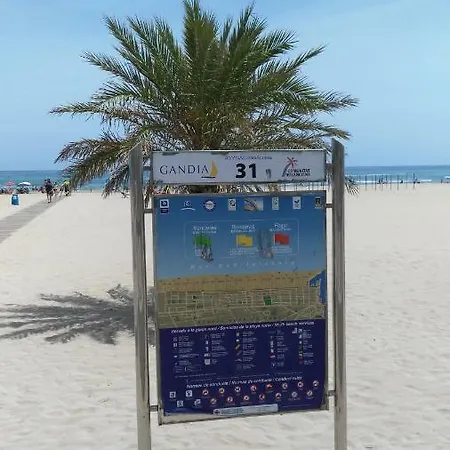 Playa Gandia, Iris, Piscina Aa Y Wifi *